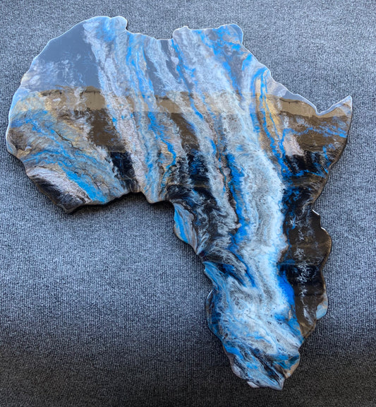 Copy of BEAUTIFUL EPOXY AFRICA WALL MOUNT