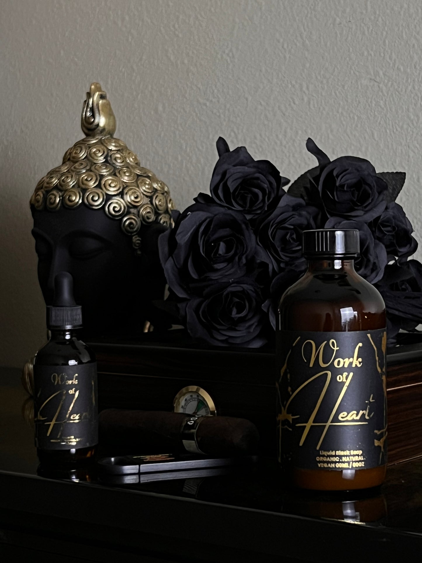 Organic Liquid Black Soap and Beard Oil