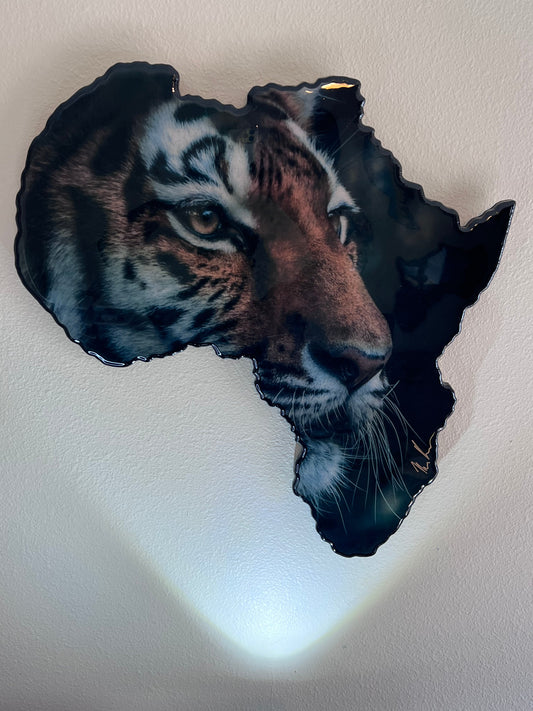 African wall mount (Tiger Focus)