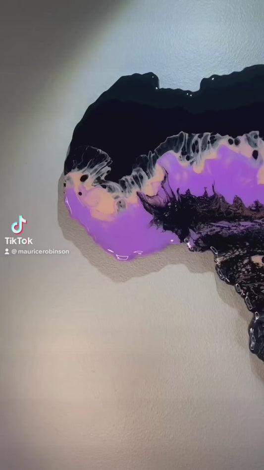 “Breathtaking”…Beautiful Africa Epoxy wall mount
