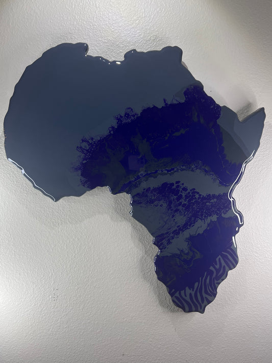 BEAUTIFUL EPOXY AFRICA WALL MOUNT