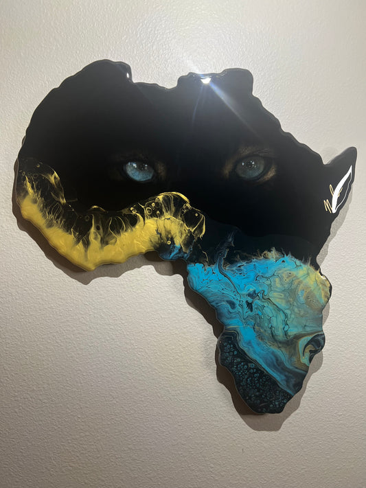 Utopia BEAUTIFUL EPOXY AFRICA WALL MOUNT