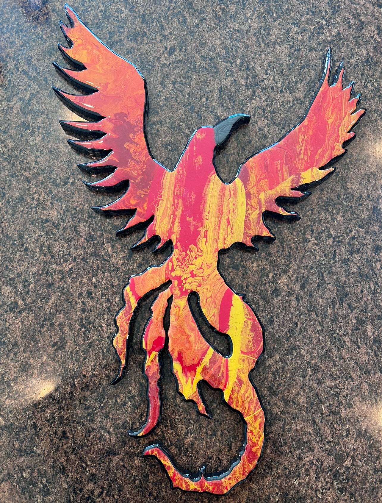 Rising Phoenix Wall Mount