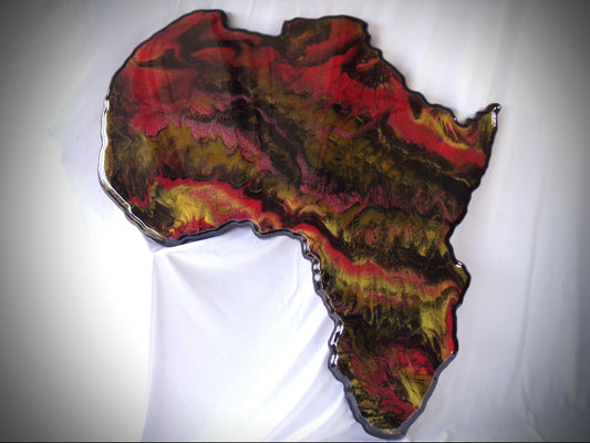 BEAUTIFUL EPOXY AFRICA WALL MOUNT